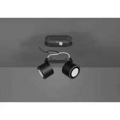 Luminaires Trio Éclairage Led|Plafonnier Trio Taurus LED Noir, 4 lumières