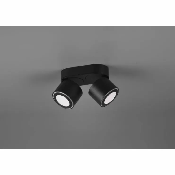Luminaires Trio Éclairage Led|Plafonnier Trio Taurus LED Noir, 4 lumières