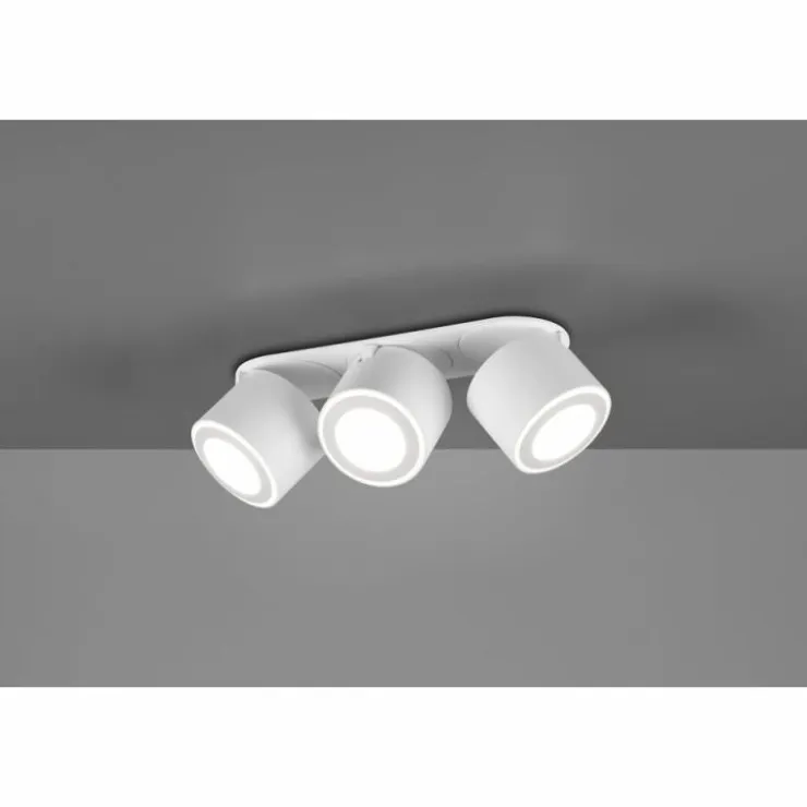 Luminaires Trio Éclairage Led|Plafonnier Trio Taurus LED Blanc, 6 lumières