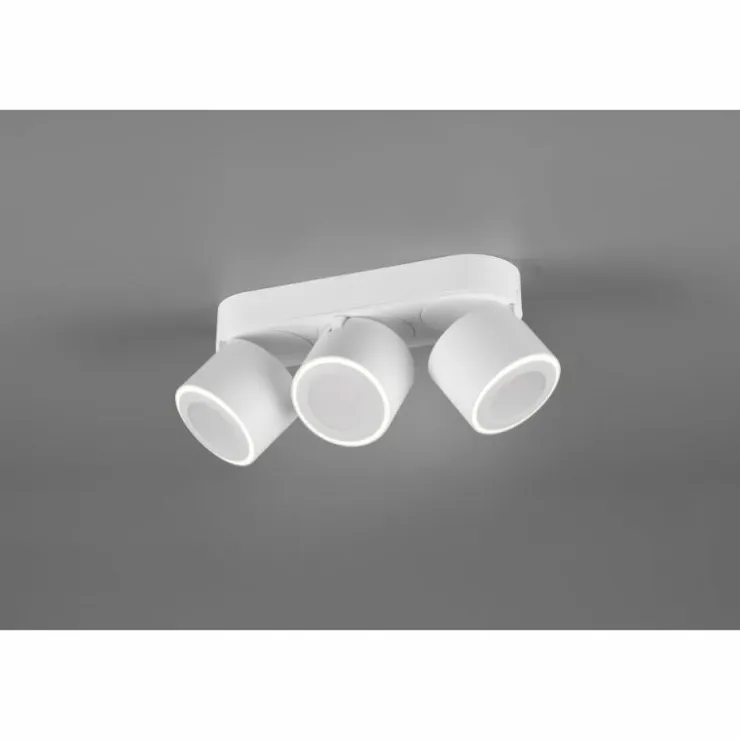 Luminaires Trio Éclairage Led|Plafonnier Trio Taurus LED Blanc, 6 lumières