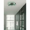 Plafonnier Trio Thompson LED Aluminium brossé, 1 lumière, Télécommandes, Changeur de couleurs
