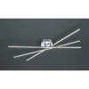Luminaires Trio Éclairage Led|Plafonnier Trio TIRIAC LED Nickel mat, 3 lumières