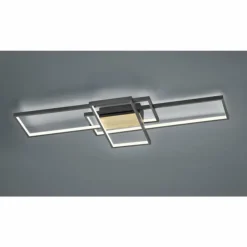 Luminaires Trio Éclairage Led|Plafonnier Trio Tucson LED Noir, 1 lumière