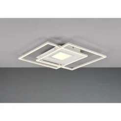 Luminaires Trio Éclairage Led|Plafonnier Trio Via LED Blanc, 1 lumière, Télécommandes
