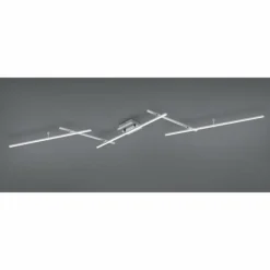 Luminaires Trio Éclairage Led|Plafonnier Trio-Leuchten Arvin LED Nickel mat, 2 lumières, Télécommandes, Changeur de couleurs