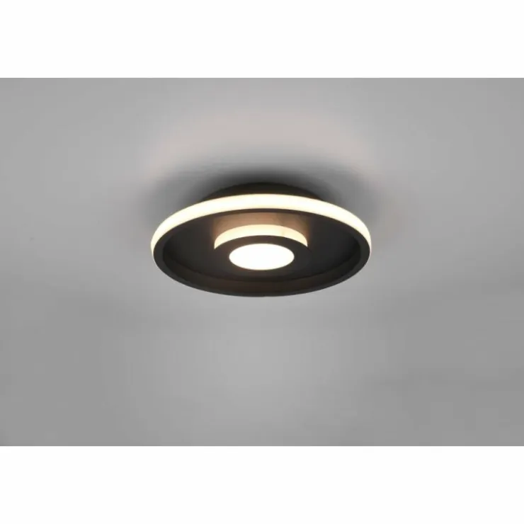 Luminaires Trio Éclairage Led|Plafonnier Trio-Leuchten Ascari LED Noir, 1 lumière
