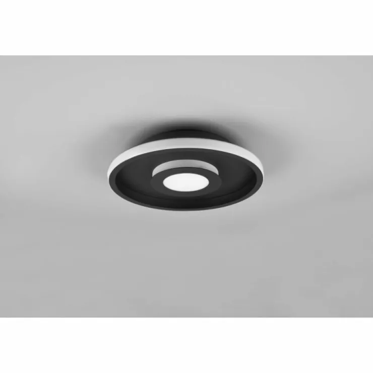 Luminaires Trio Éclairage Led|Plafonnier Trio-Leuchten Ascari LED Noir, 1 lumière