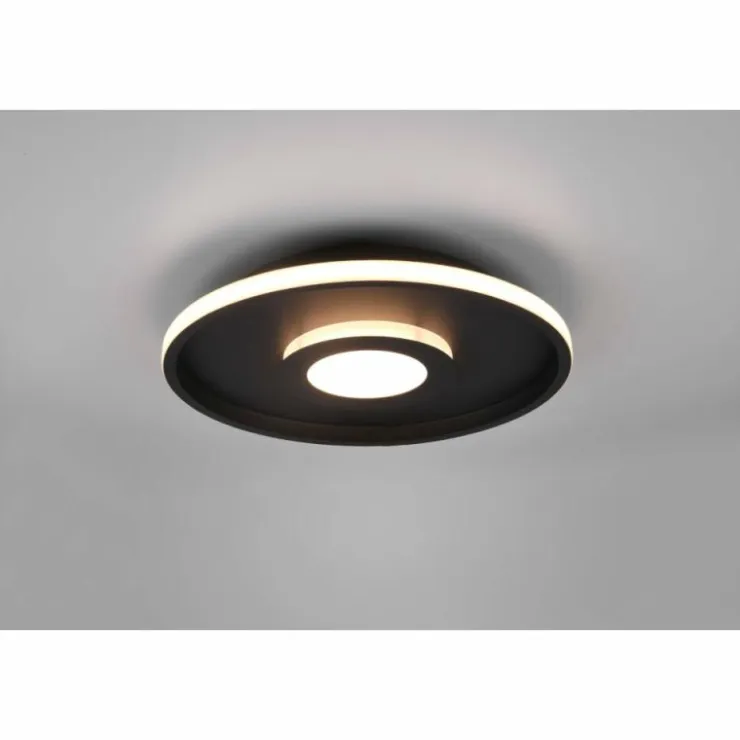 Luminaires Trio Éclairage Led|Plafonnier Trio-Leuchten Ascari LED Noir, 1 lumière