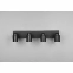 Luminaires Trio Spots Et Projecteurs|Plafonnier Trio-Leuchten Angelo Noir, 4 lumières