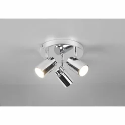 Luminaires Trio Spots Et Projecteurs|Plafonnier Trio-Leuchten Angelo Chrome, 3 lumières