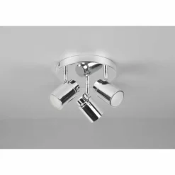 Luminaires Trio Spots Et Projecteurs|Plafonnier Trio-Leuchten Angelo Chrome, 3 lumières