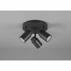 Luminaires Trio Spots Et Projecteurs|Plafonnier Trio-Leuchten Angelo Noir, 3 lumières