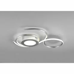 Luminaires Trio Éclairage Led|Plafonnier Trio-Leuchten Jive LED Nickel mat, 1 lumière, Télécommandes