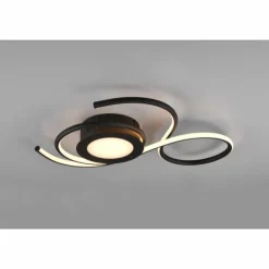 Luminaires Trio Éclairage Led|Plafonnier Trio-Leuchten Jive LED Noir, 1 lumière, Télécommandes