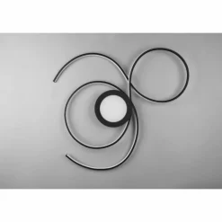 Luminaires Trio Éclairage Led|Plafonnier Trio-Leuchten Jive LED Noir, 1 lumière, Télécommandes