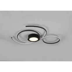 Luminaires Trio Éclairage Led|Plafonnier Trio-Leuchten Jive LED Noir, 1 lumière, Télécommandes