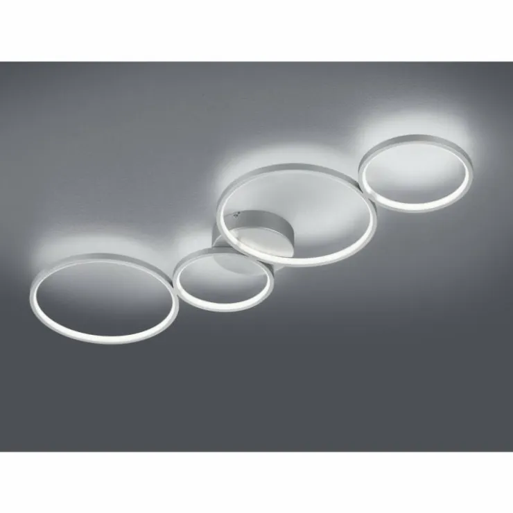 Luminaires Trio Éclairage Led|Plafonnier Trio-Leuchten Rondo LED Argenté, 1 lumière