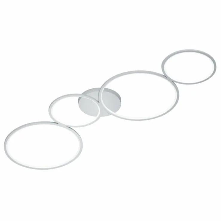 Luminaires Trio Éclairage Led|Plafonnier Trio-Leuchten Rondo LED Argenté, 1 lumière