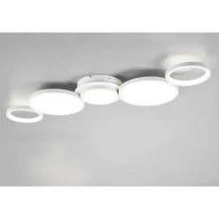 Luminaires Trio Éclairage Led|Plafonnier Trio-Leuchten Salsa LED Blanc, 1 lumière