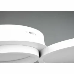 Luminaires Trio Éclairage Led|Plafonnier Trio-Leuchten Salsa LED Blanc, 1 lumière