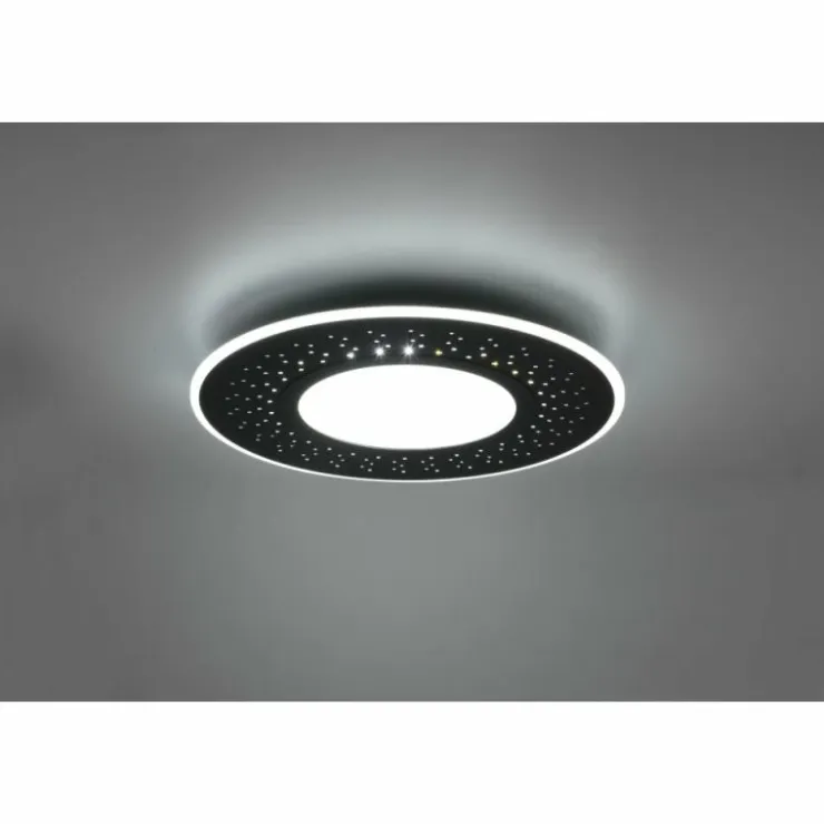 Luminaires Trio Éclairage Led|Plafonnier Trio-Leuchten Verus LED Noir, 1 lumière, Télécommandes