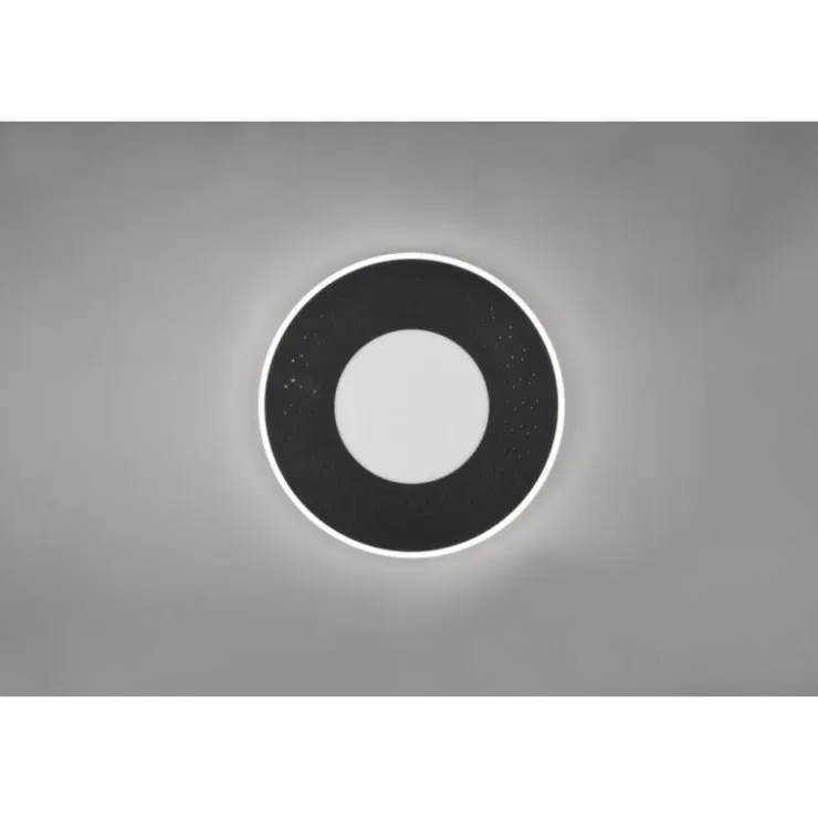 Luminaires Trio Éclairage Led|Plafonnier Trio-Leuchten Verus LED Noir, 1 lumière, Télécommandes