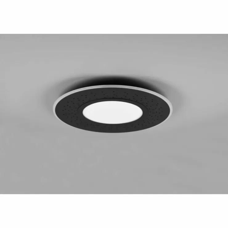 Luminaires Trio Éclairage Led|Plafonnier Trio-Leuchten Verus LED Noir, 1 lumière, Télécommandes