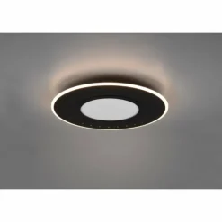 Luminaires Trio Éclairage Led|Plafonnier Trio-Leuchten Verus LED Noir, 1 lumière, Télécommandes