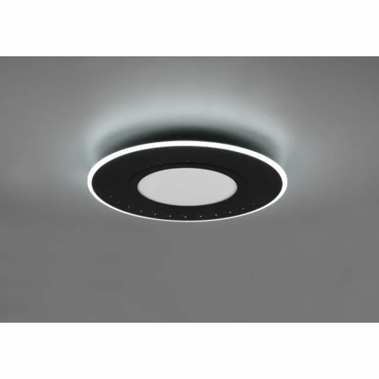 Luminaires Trio Éclairage Led|Plafonnier Trio-Leuchten Verus LED Noir, 1 lumière, Télécommandes