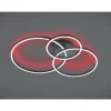 Luminaires Trio Éclairage Led|Plafonnier Trio-Leuchten Winona LED Noir, 2 lumières, Télécommandes, Changeur de couleurs