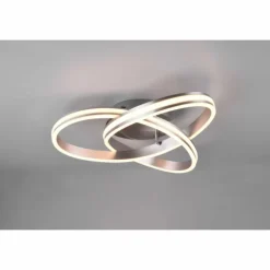 Luminaires Trio Éclairage Led|Plafonnier Trio-Leuchten Yara LED Nickel mat, 1 lumière