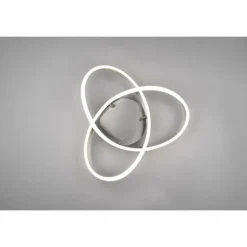 Luminaires Trio Éclairage Led|Plafonnier Trio-Leuchten Yara LED Nickel mat, 1 lumière