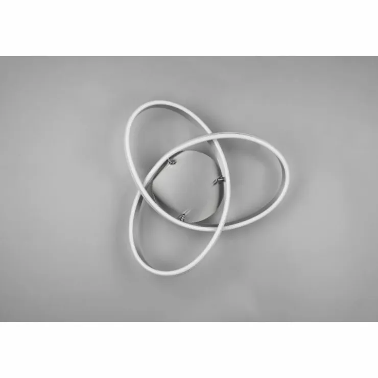 Luminaires Trio Éclairage Led|Plafonnier Trio-Leuchten Yara LED Nickel mat, 1 lumière