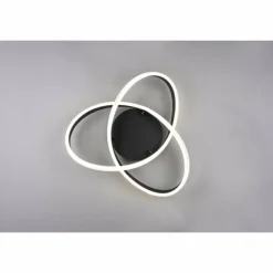 Luminaires Trio Éclairage Led|Plafonnier Trio-Leuchten Yara LED Noir, 1 lumière