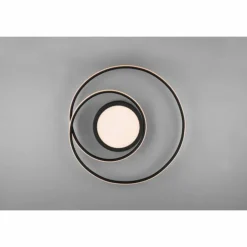 Luminaires Trio Éclairage Led|Plafonnier Trio-Leuchten Yava LED Noir, 1 lumière, Télécommandes