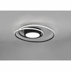 Luminaires Trio Éclairage Led|Plafonnier Trio-Leuchten Yava LED Noir, 1 lumière, Télécommandes
