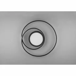 Luminaires Trio Éclairage Led|Plafonnier Trio-Leuchten Yava LED Noir, 1 lumière, Télécommandes