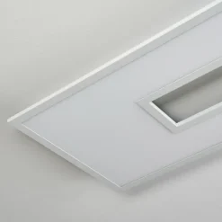 hofstein Éclairage Led|Plafonnier Turbalá LED Blanc, 1 lumière, Télécommandes, Changeur de couleurs
