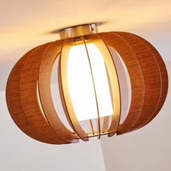 hofstein Plafonniers|Plafonnier Valkom Nickel mat, 1 lumière