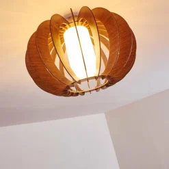 hofstein Plafonniers|Plafonnier Valkom Nickel mat, 1 lumière