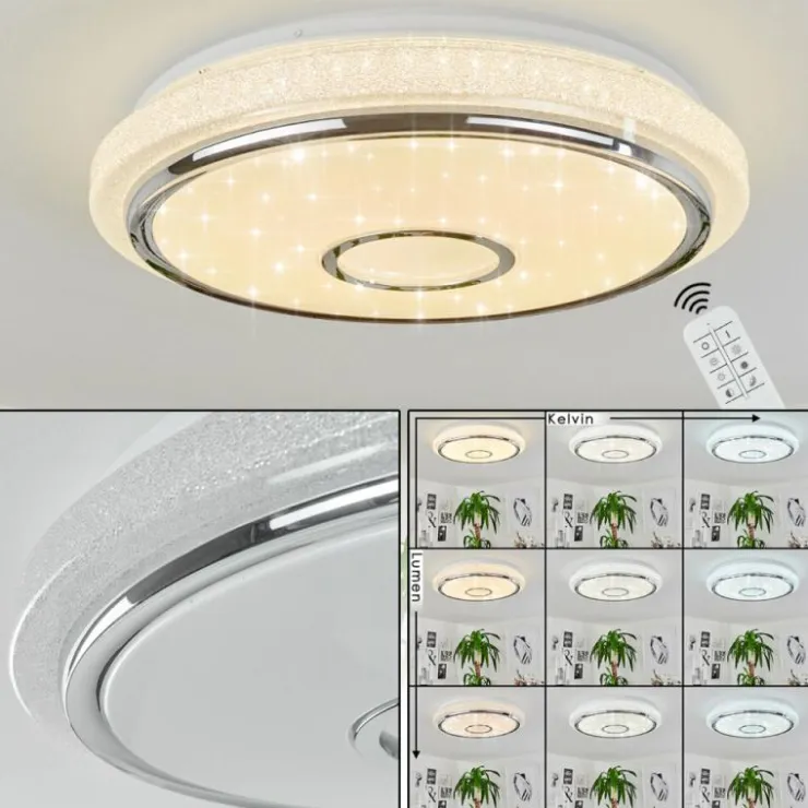 hofstein Éclairage Led|Plafonnier Vallecito LED Blanc, 1 lumière