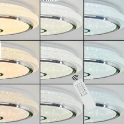 hofstein Éclairage Led|Plafonnier Vallecito LED Blanc, 1 lumière