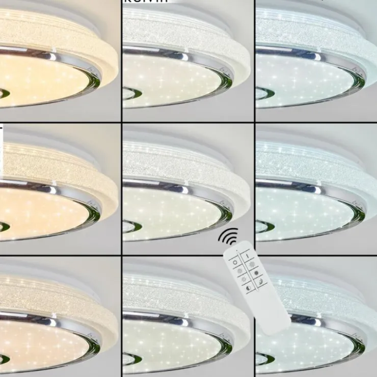 hofstein Éclairage Led|Plafonnier Vallecito LED Blanc, 1 lumière