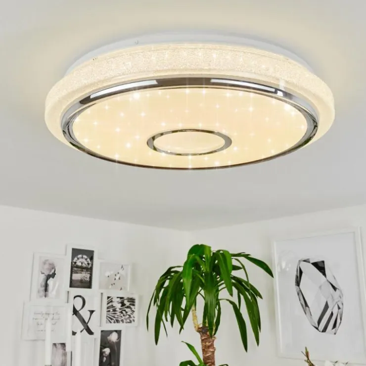 hofstein Éclairage Led|Plafonnier Vallecito LED Blanc, 1 lumière