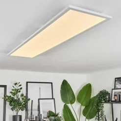 Plafonnier Vex LED Blanc, 1 lumière, Télécommandes