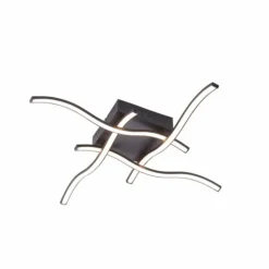 Luminaires Leuchten Direkt Éclairage Led|Plafonnier Voltti LED Noir, 4 lumières