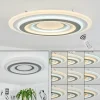 hofstein Éclairage Led|Plafonnier Wawo LED Blanc, 1 lumière, Télécommandes