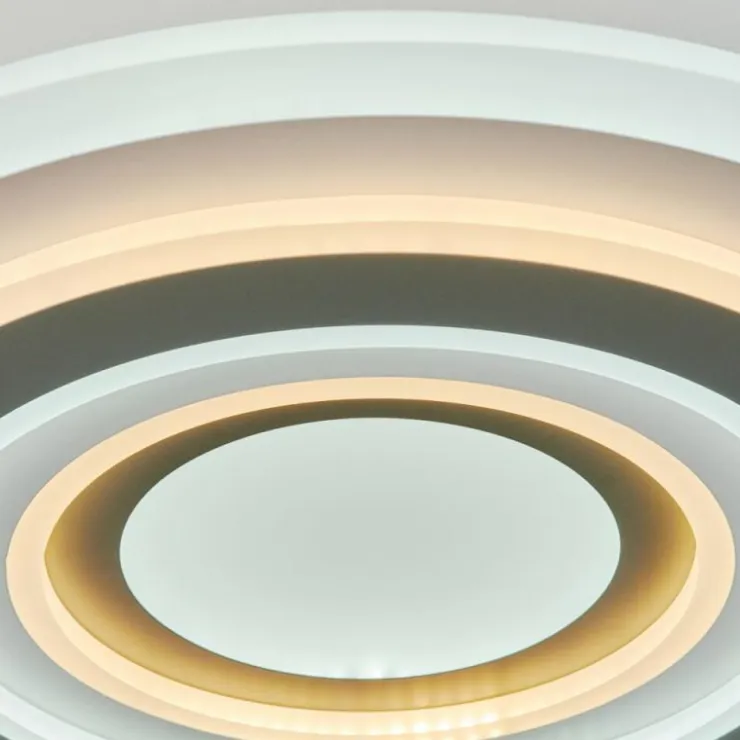 hofstein Éclairage Led|Plafonnier Wawo LED Blanc, 1 lumière, Télécommandes