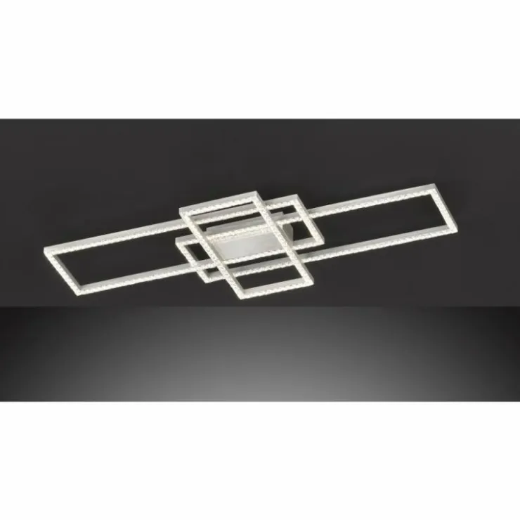 Luminaires Wofi Éclairage Led|Plafonnier Wofi MARY LED Aluminium brossé, 1 lumière
