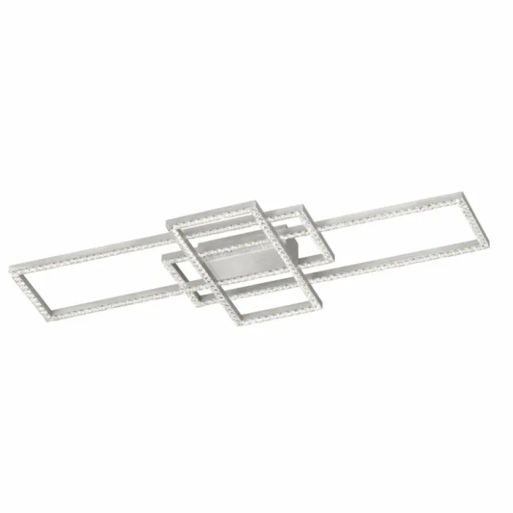 Luminaires Wofi Éclairage Led|Plafonnier Wofi MARY LED Aluminium brossé, 1 lumière